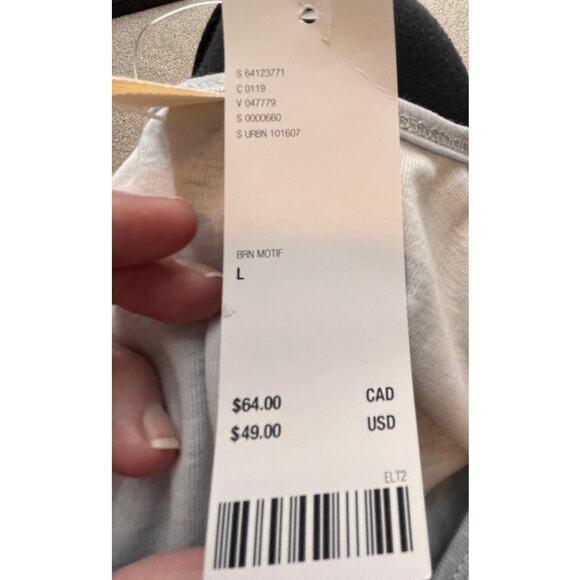 NWOT Urban Outfitters Cowboy Long Sleeve Crop Top L Western Y2K Cowgirl Boho - Picture 6 of 9